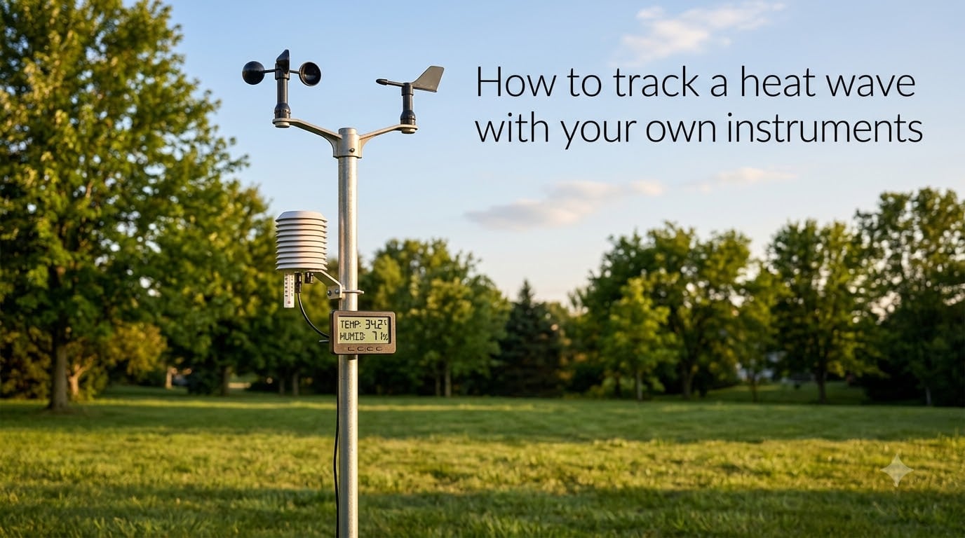 How to track a heat wave with your own instruments