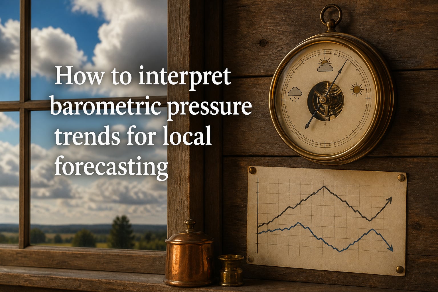 How to interpret barometric pressure trends for local forecasting