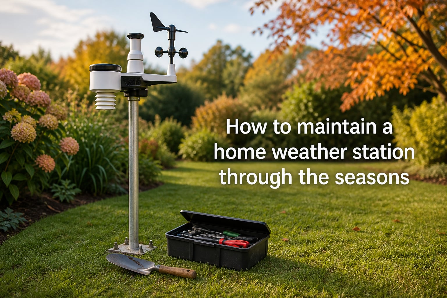How to maintain a home weather station through the seasons