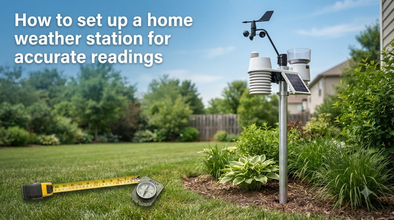 How to set up a home weather station for accurate readings