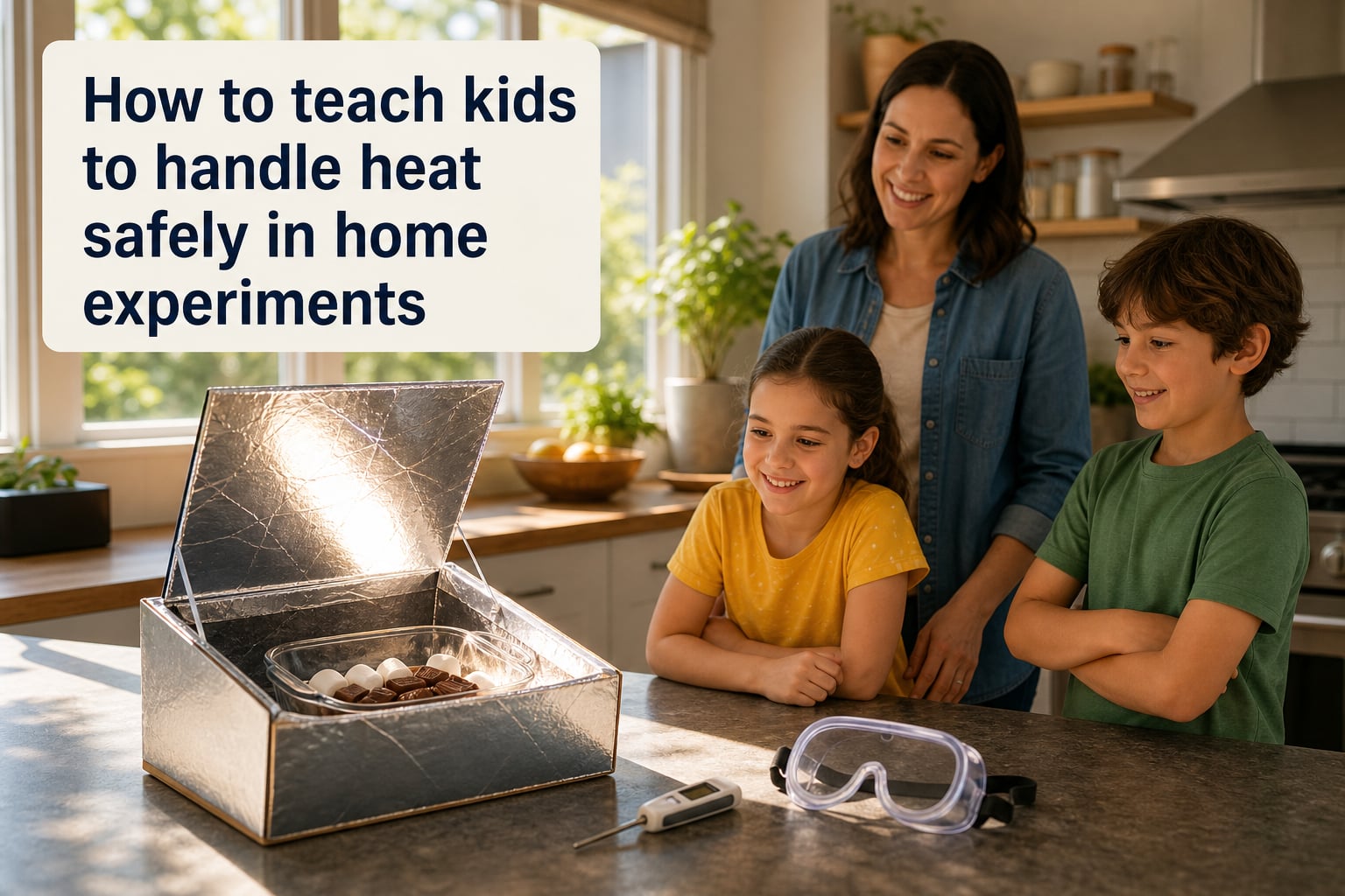 How to teach kids to handle heat safely in home experiments