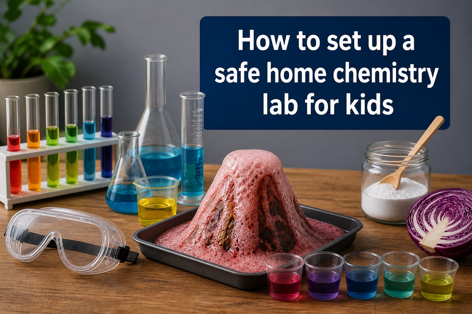 How to set up a safe home chemistry lab for kids
