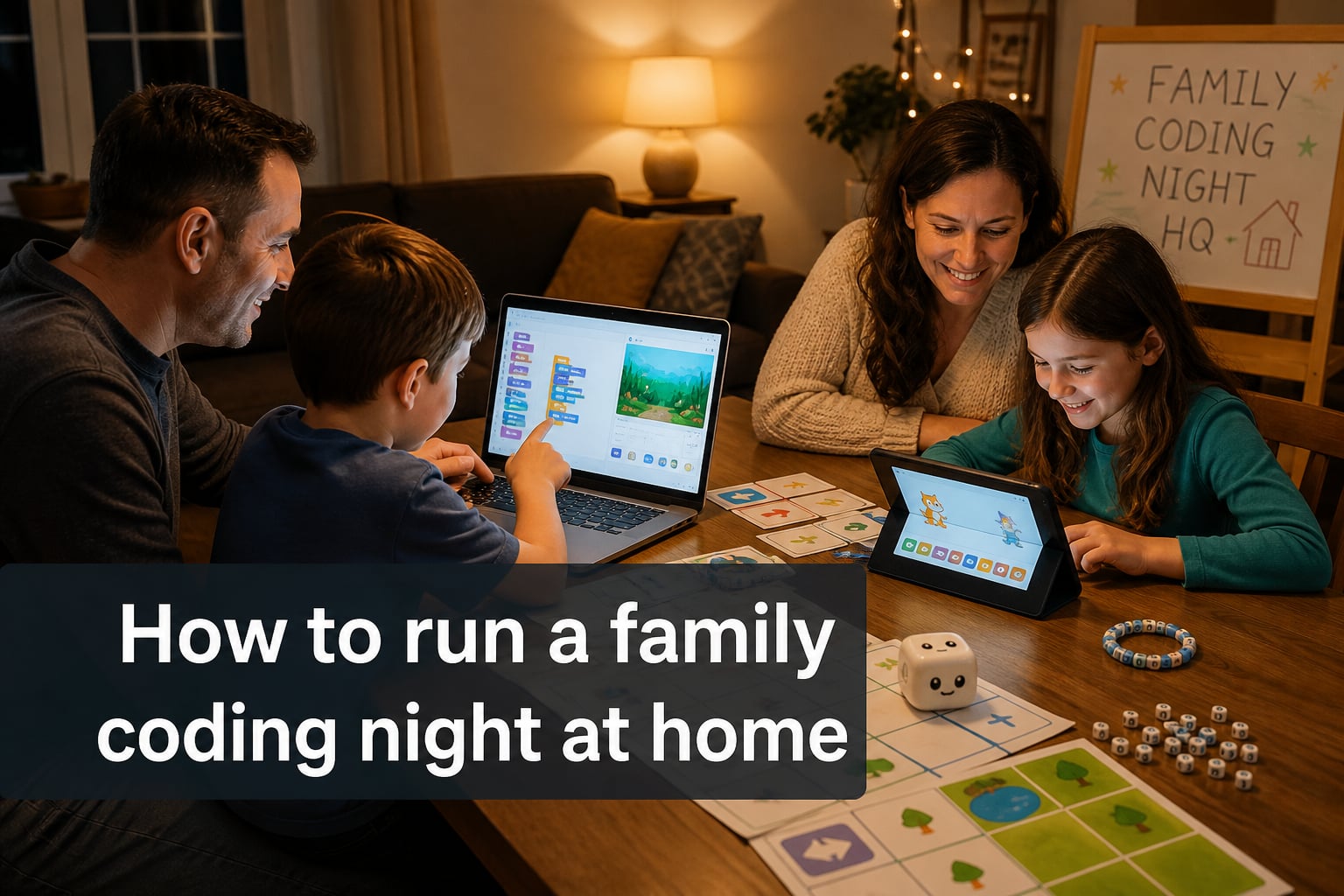 How to run a family coding night at home