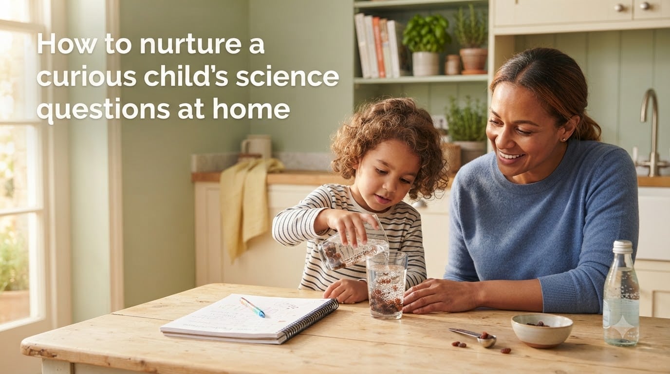 How to nurture a curious child's science questions at home