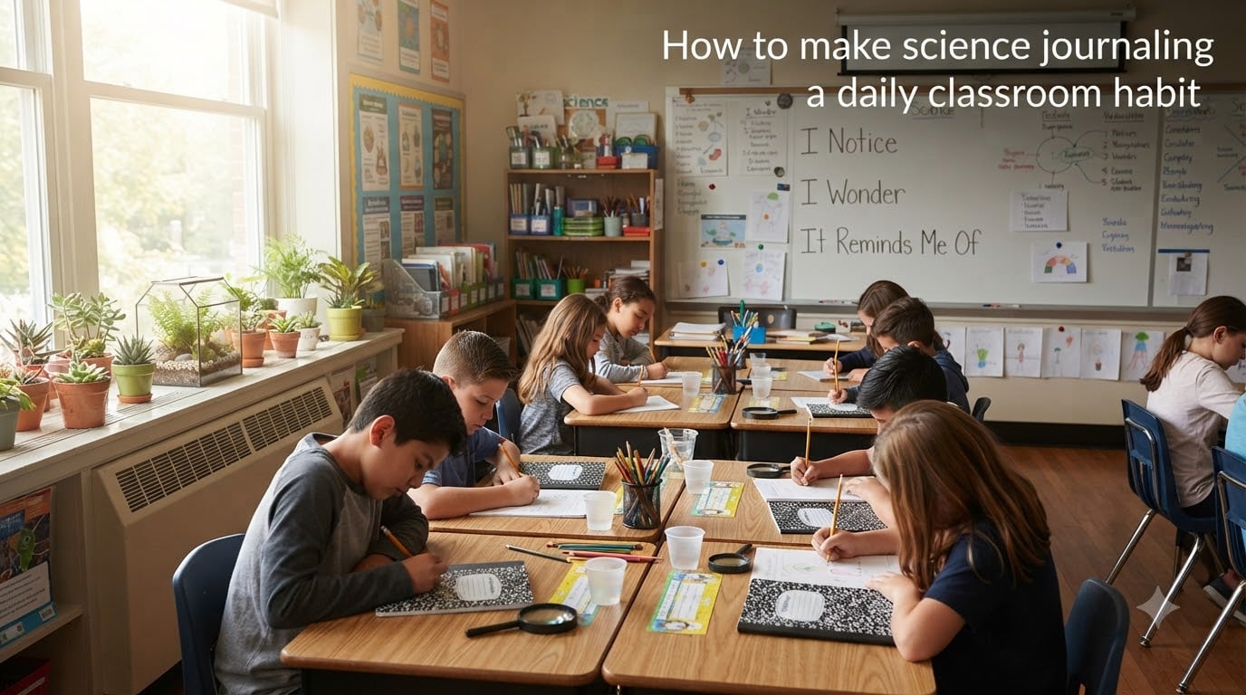 How to make science journaling a daily classroom habit