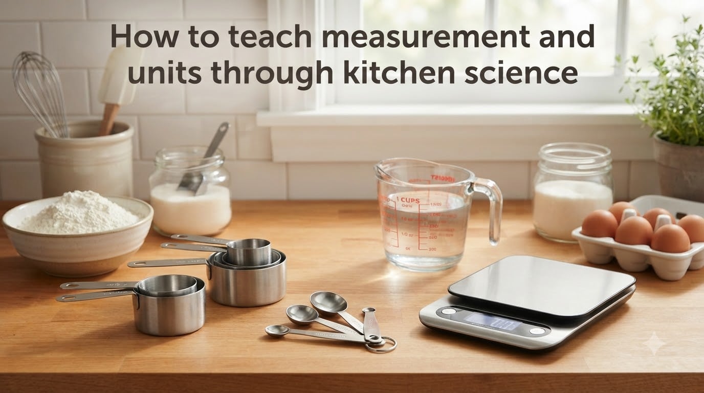 How to teach measurement and units through kitchen science