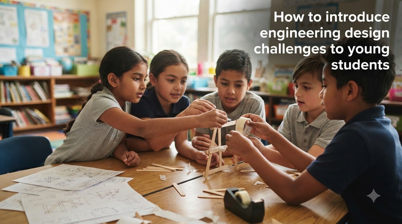 How to introduce engineering design challenges to young students