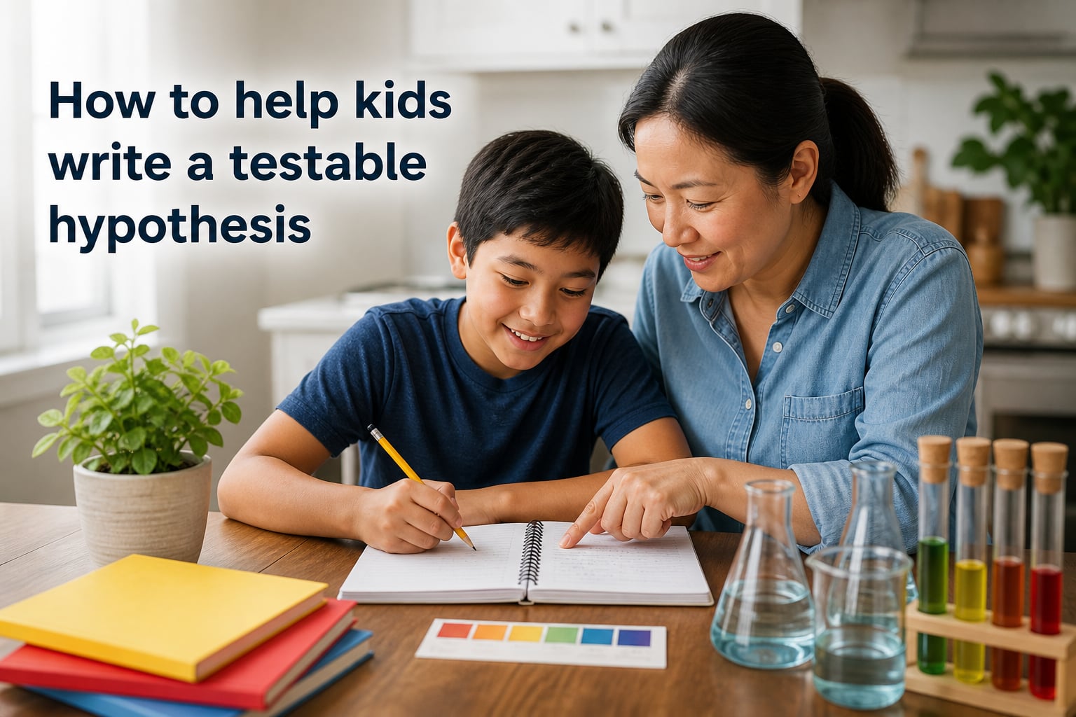 How to help kids write a testable hypothesis