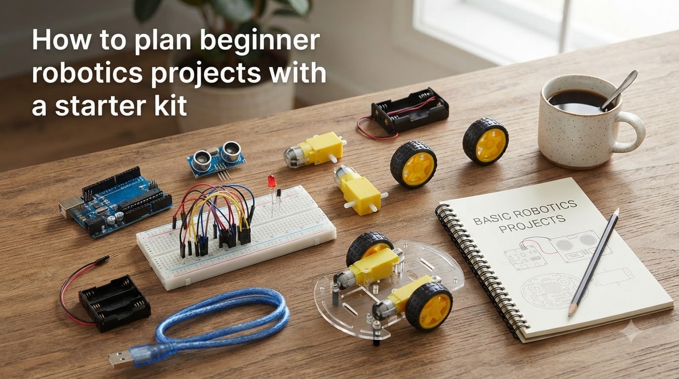 How to plan beginner robotics projects with a starter kit