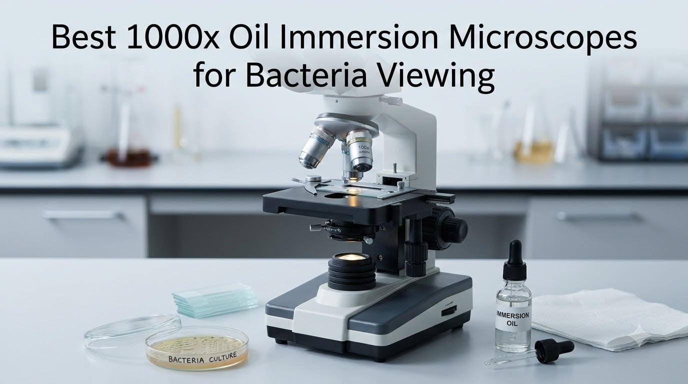 Best 1000x Oil Immersion Microscopes for Bacteria Viewing