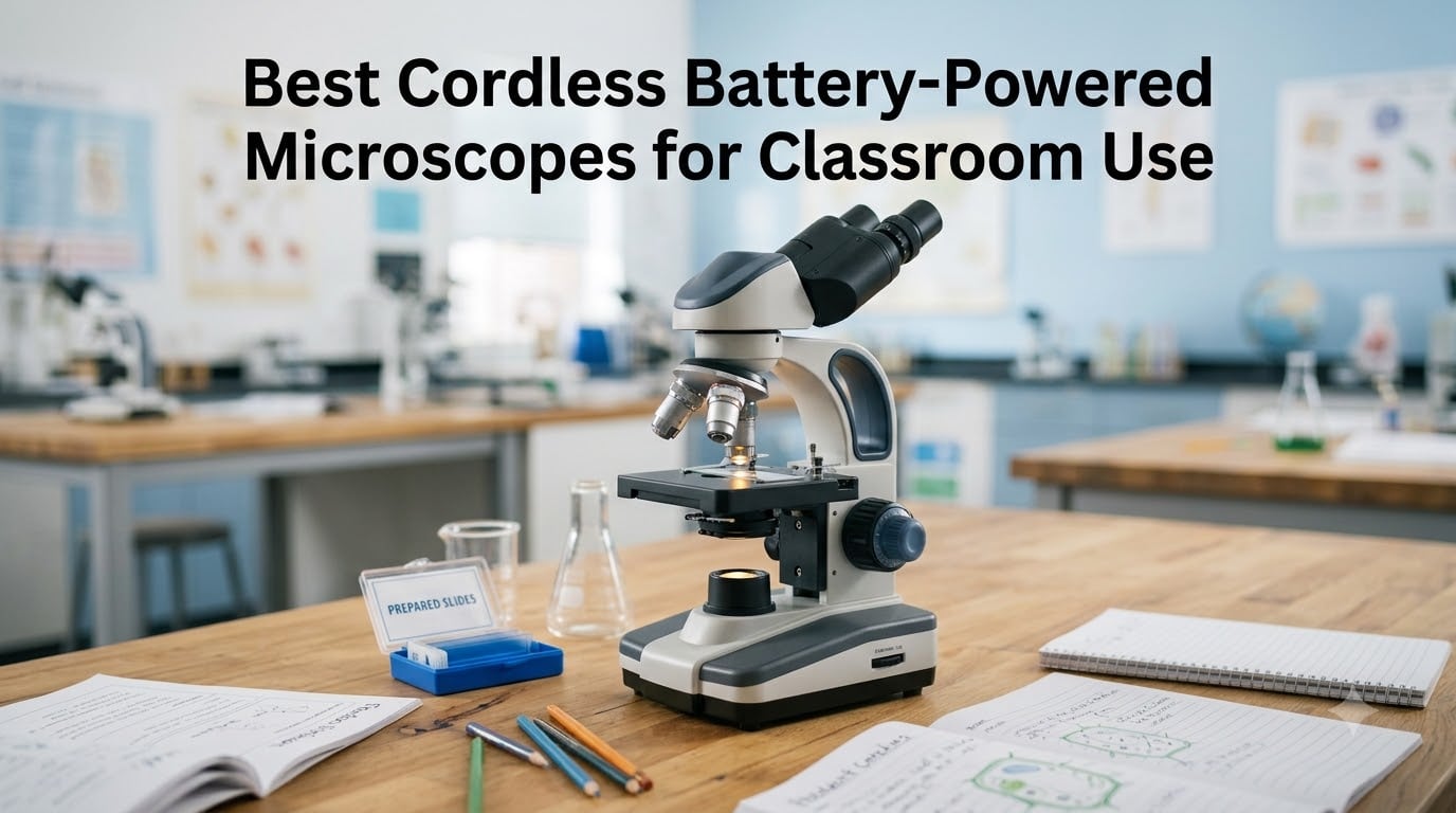 Best Cordless Battery-Powered Microscopes for Classroom Use