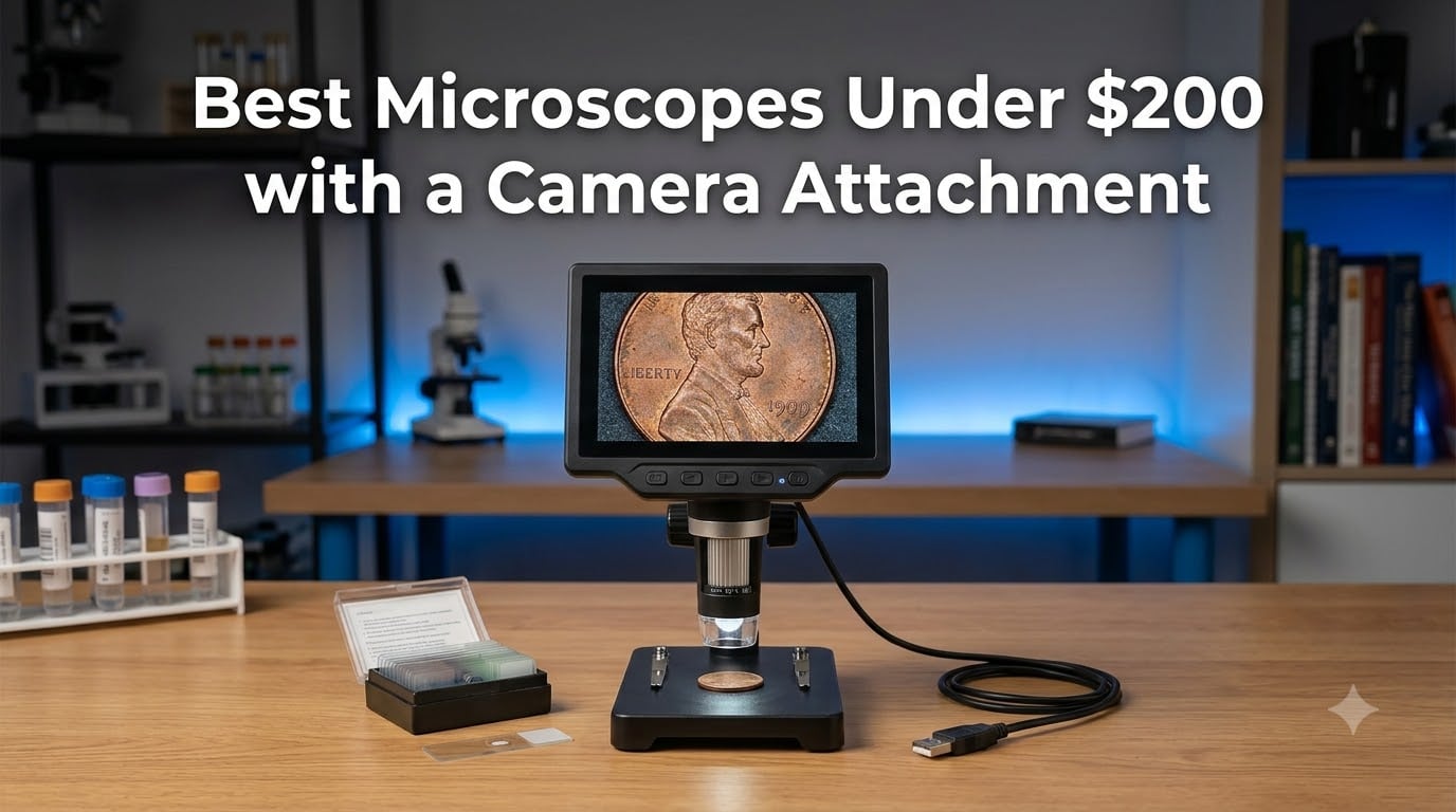Best Microscopes Under $200 with a Camera Attachment