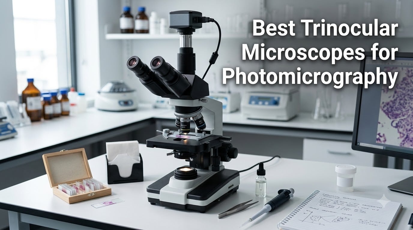 Best Trinocular Microscopes for Photomicrography