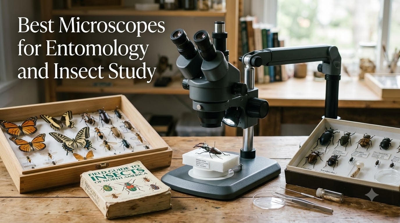 Best Microscopes for Entomology and Insect Study