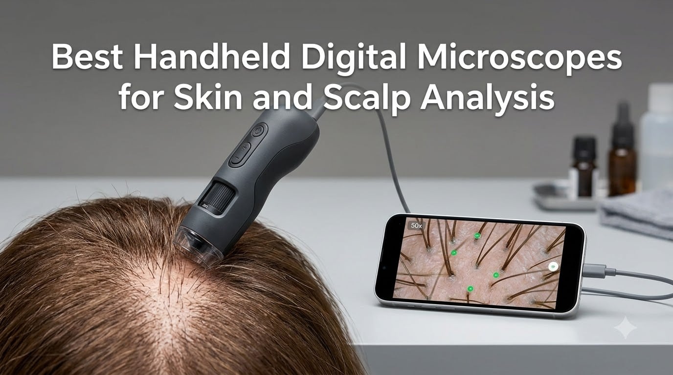 Best Handheld Digital Microscopes for Skin and Scalp Analysis