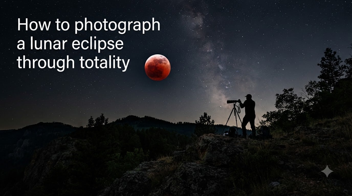 How to photograph a lunar eclipse through totality