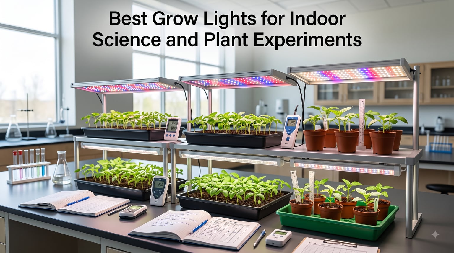Best Grow Lights for Indoor Science and Plant Experiments