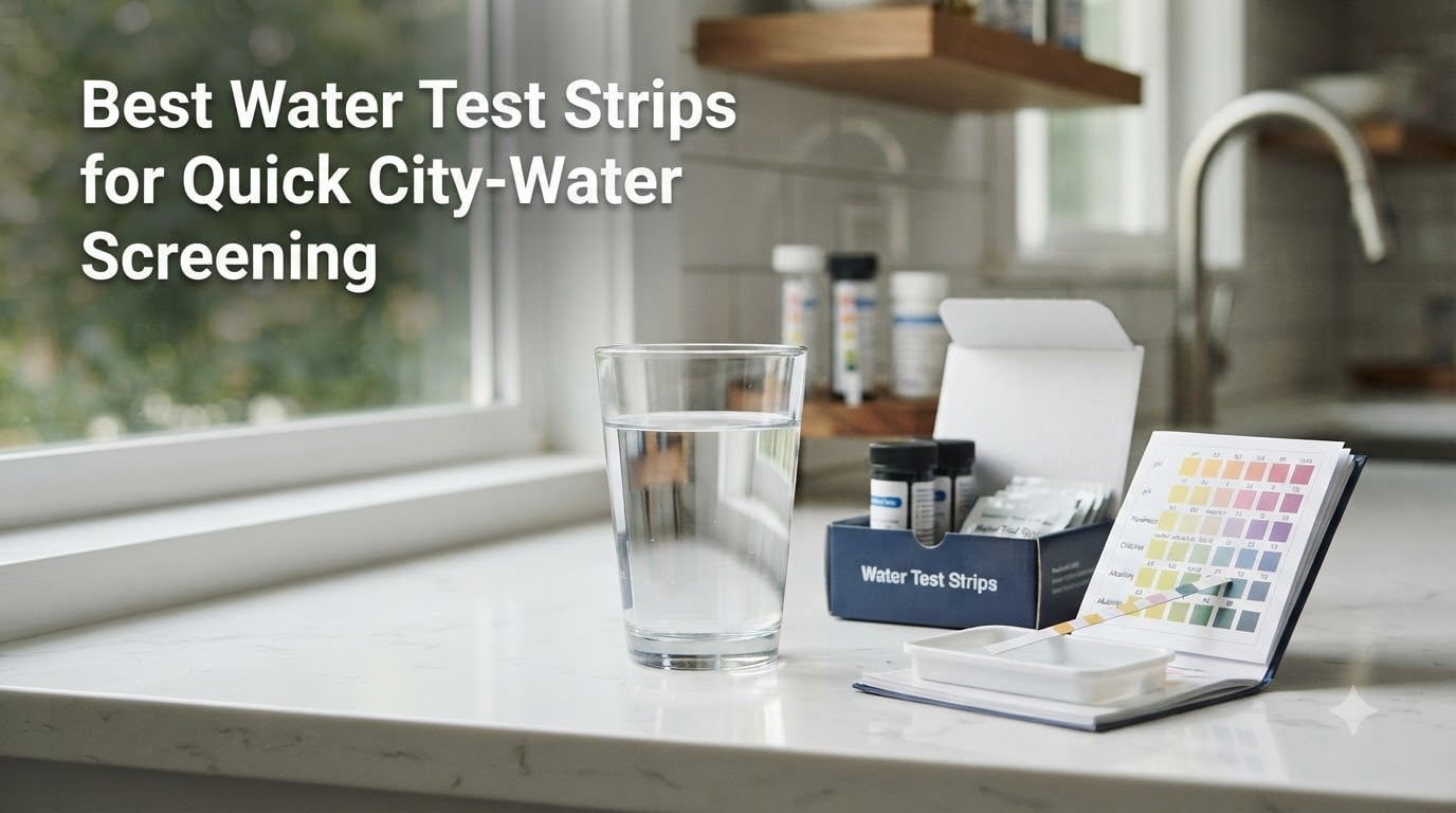 Best Water Test Strips for Quick City-Water Screening
