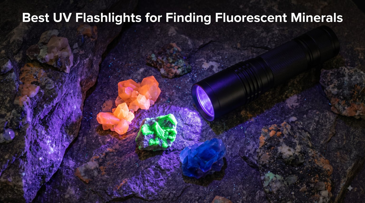 Best UV Flashlights for Finding Fluorescent Minerals
