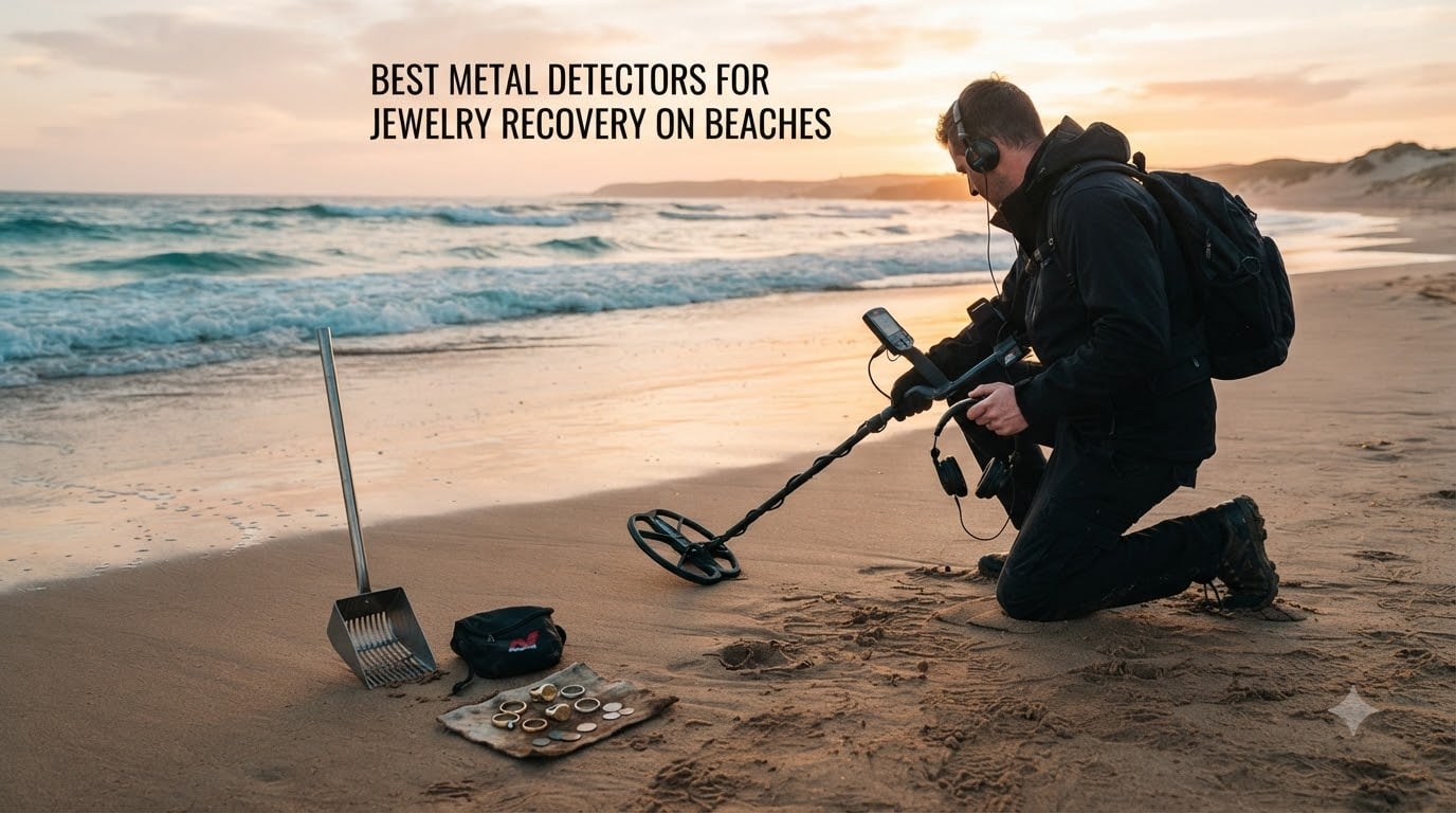 Best Metal Detectors for Jewelry Recovery on Beaches