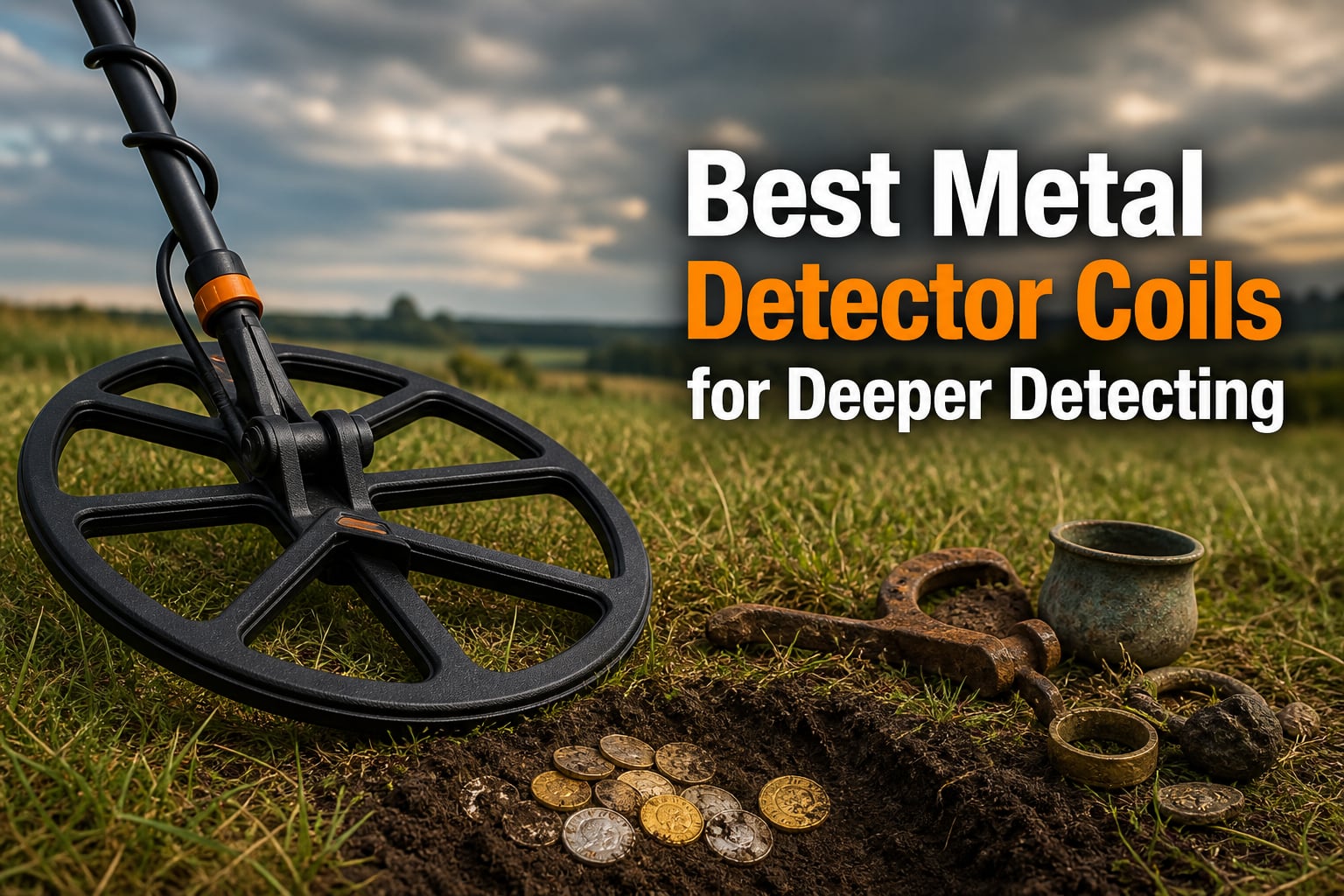 Best Metal Detector Coils for Deeper Detecting