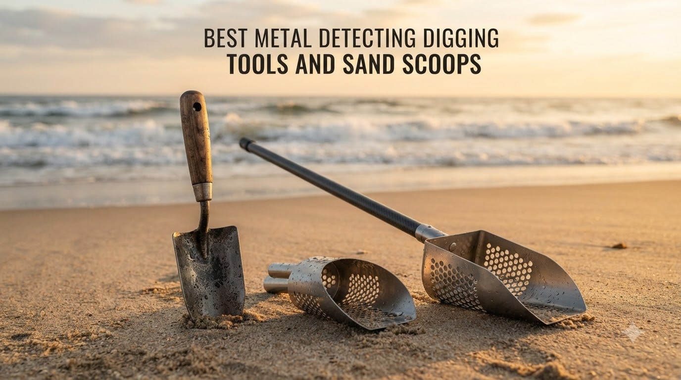 Best Metal Detecting Digging Tools and Sand Scoops