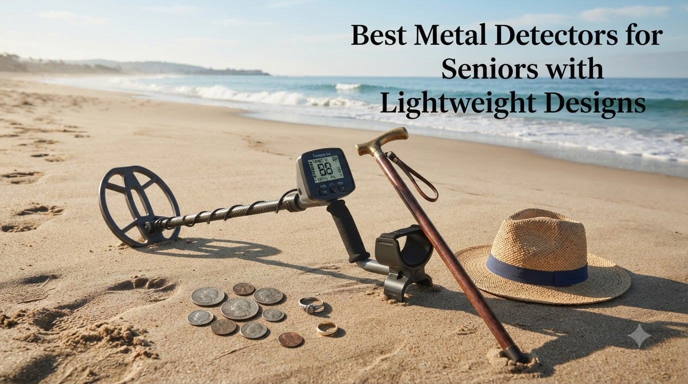 Best Metal Detectors for Seniors with Lightweight Designs