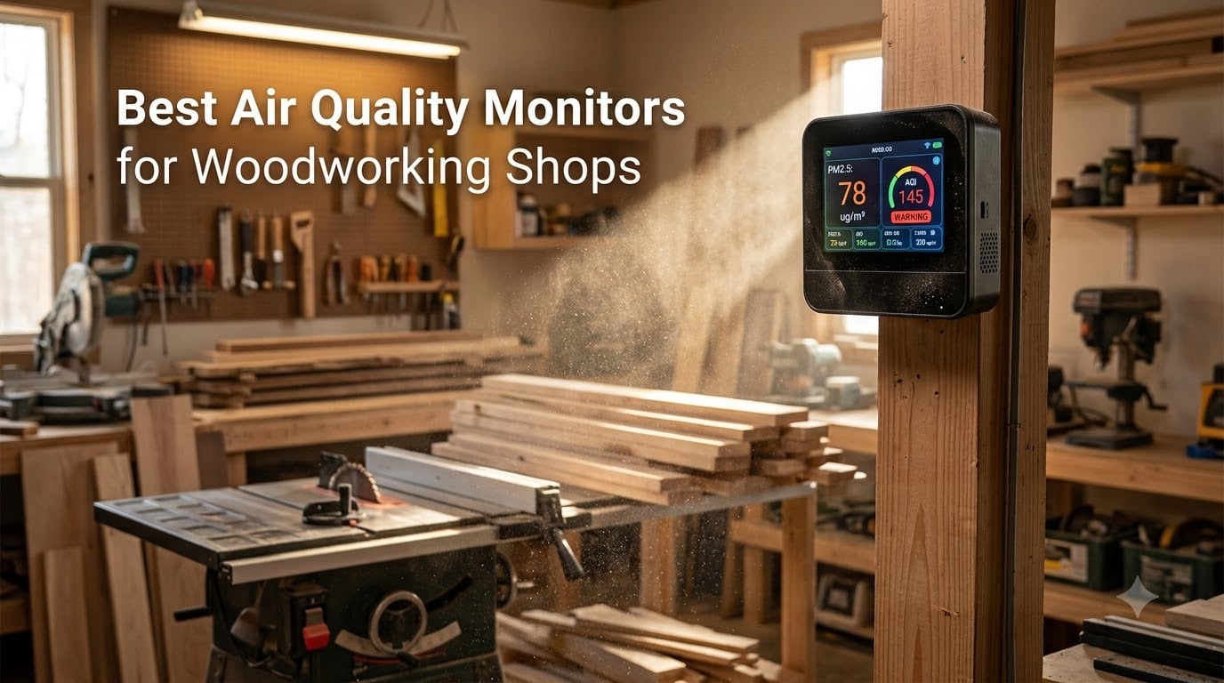 Best Air Quality Monitors for Woodworking Shops