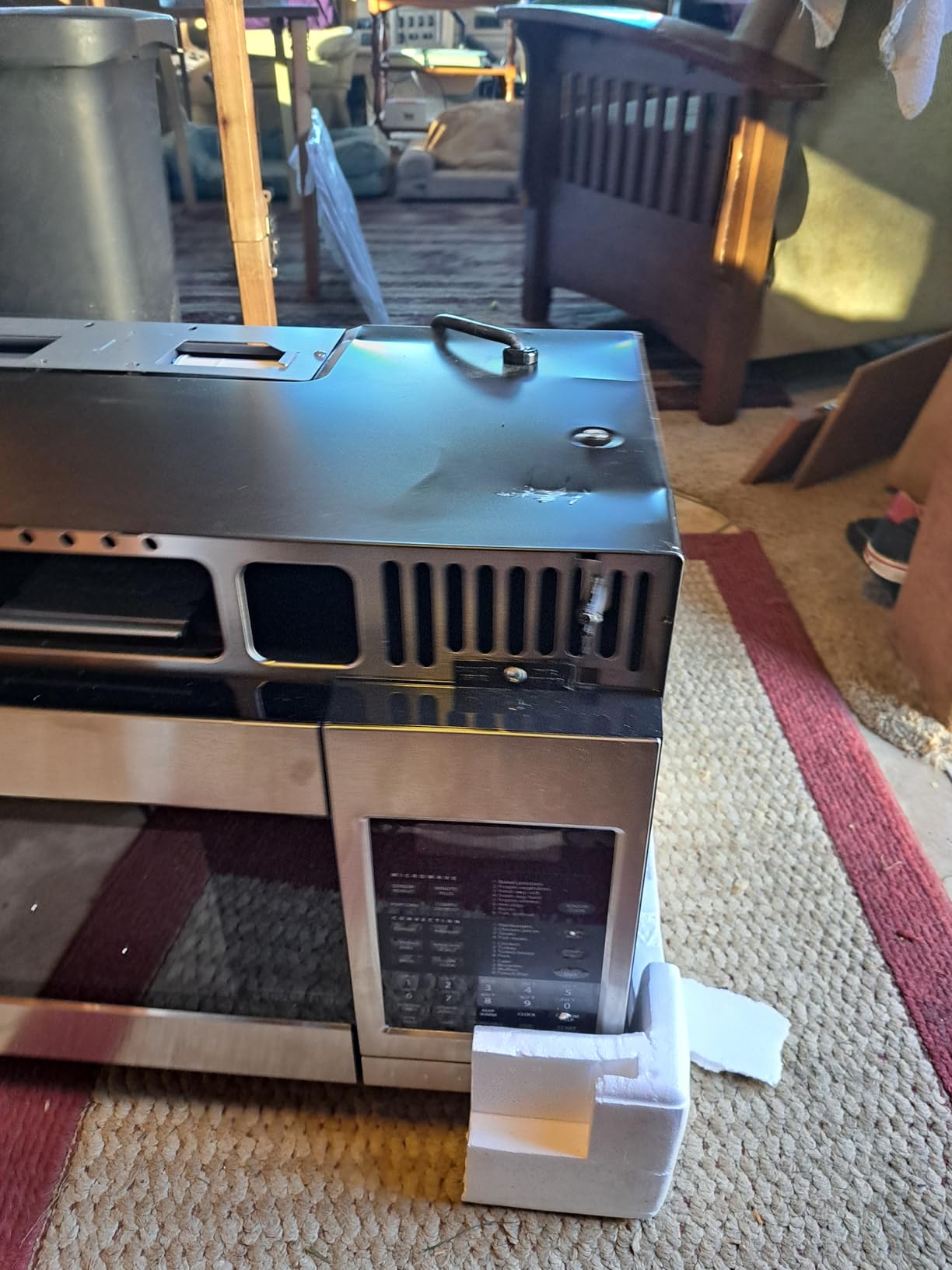Sharp R1874T 30 in. 1.1 cu. ft. Over the Range Convection Microwave Oven customer photo 2