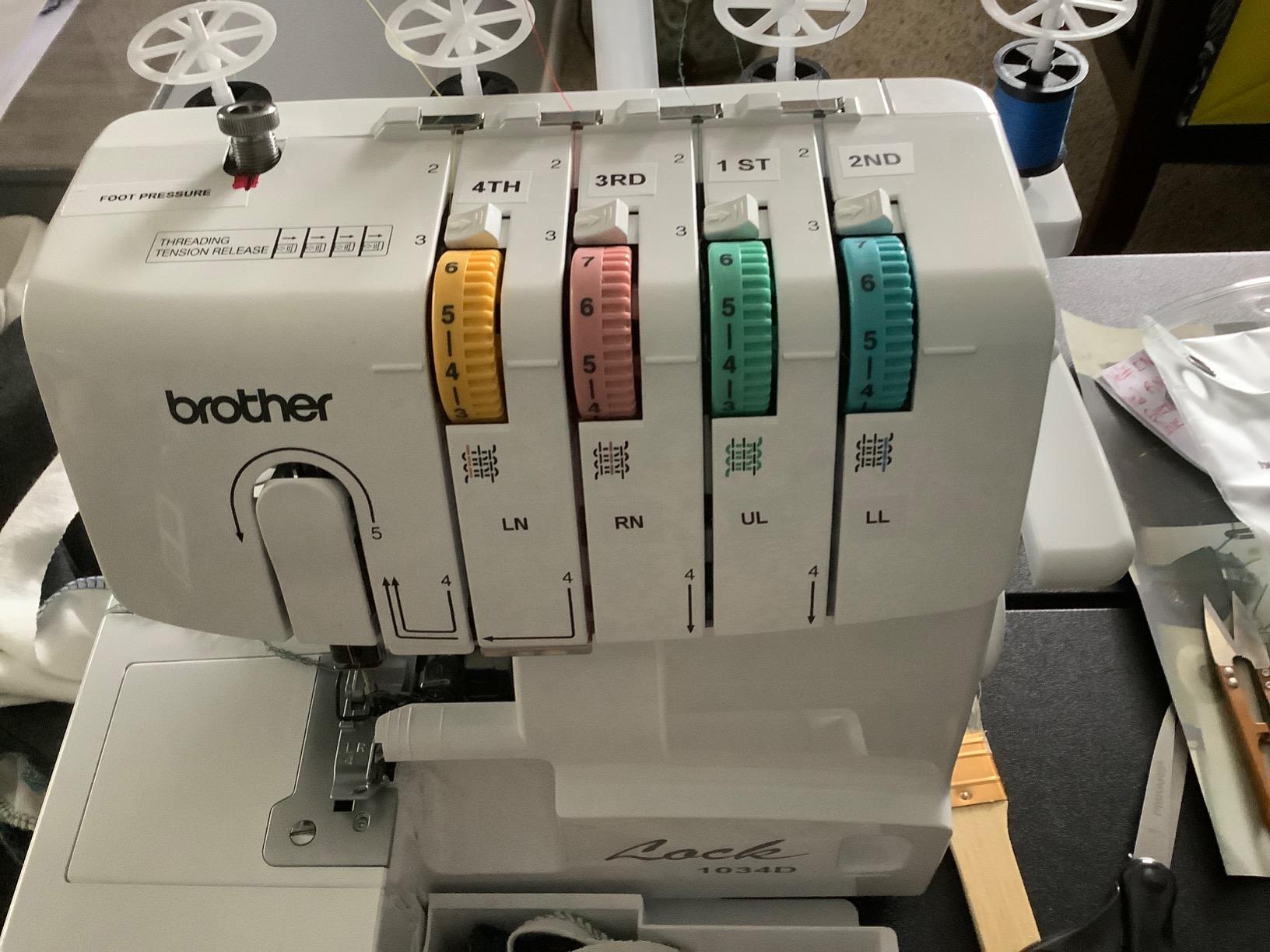 Brother 1034D Serger Overlock Sewing Machine customer photo 1