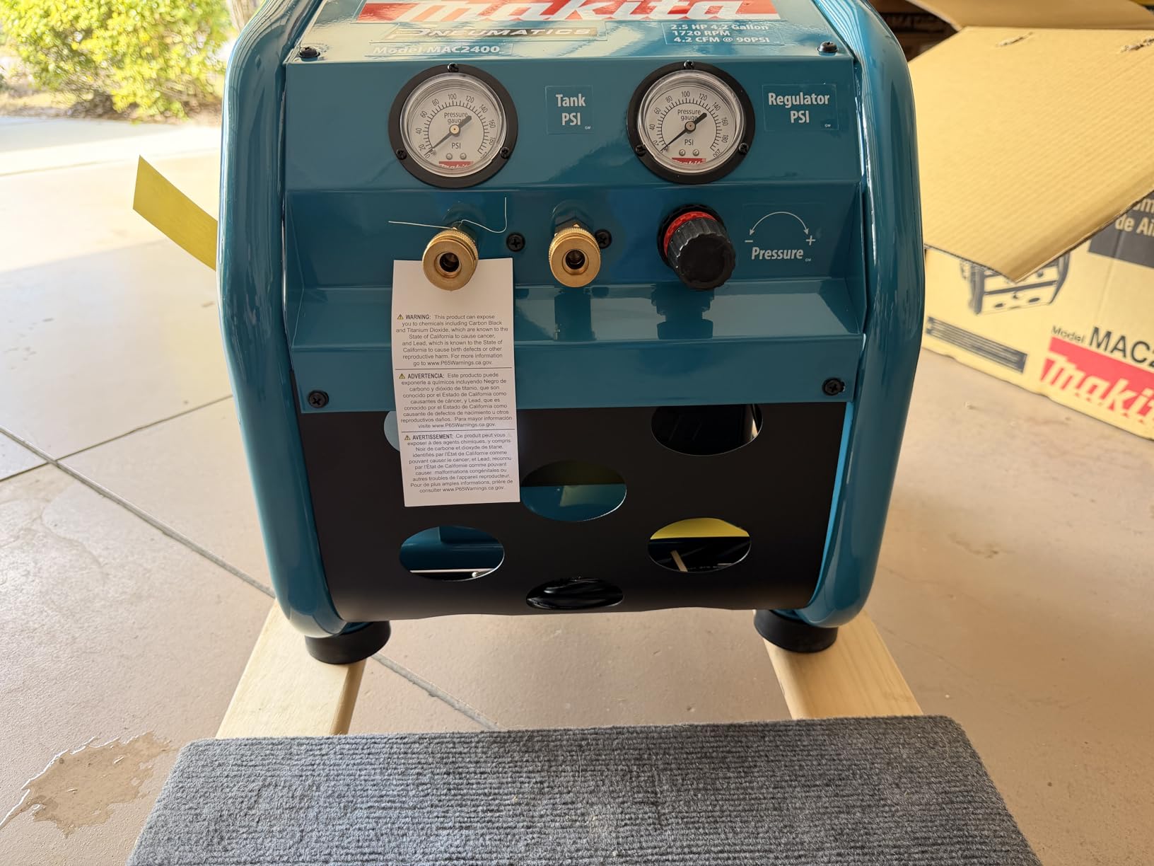 Makita MAC2400 2.5 HP* Big Bore™ Air Compressor customer photo 1