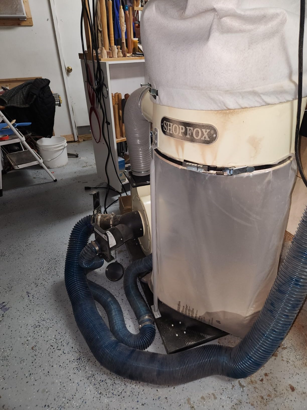 Shop Fox W1666-2 HP Dust Collector,White customer photo 2