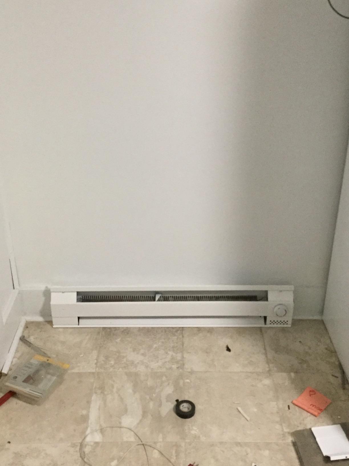 Cadet F Series 36 in. Electric Baseboard Heater (Model: 3F750-1W, Part: 05532), 120 Volt, 750 Watt, White customer photo 1