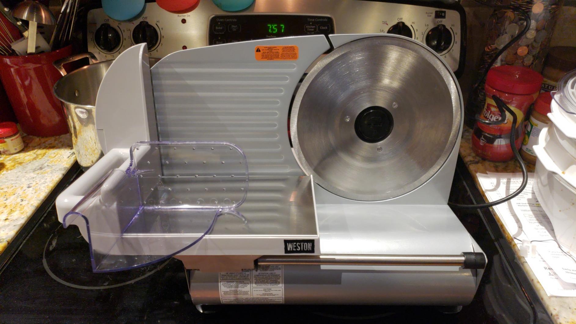 Weston Electric Deli Meat Slicer Machine For Home & Food Slicer customer photo 1