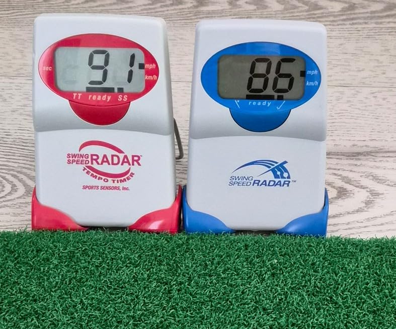swing speed radar - Golf Training Tool - Accurate Club Speed Measurement 20-200 MPH - Portable Doppler Radar for Distance & Consistency Training - US Made customer photo 1