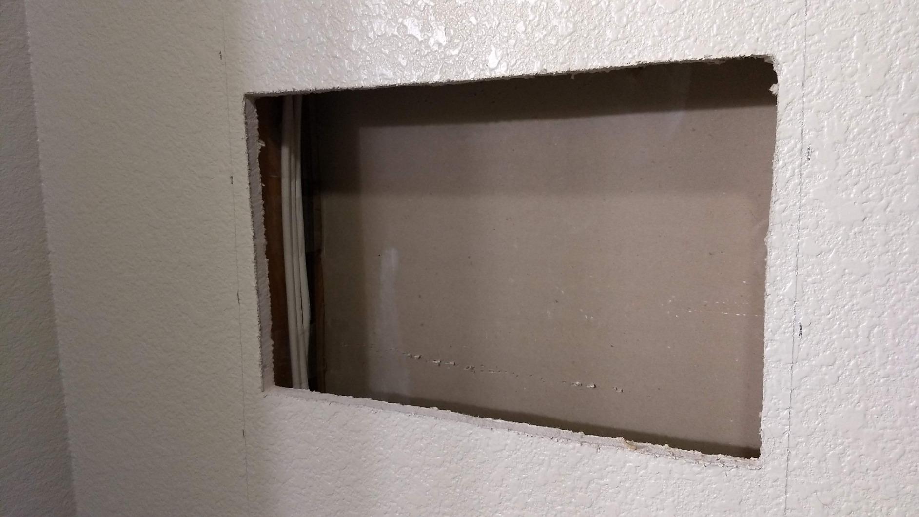 First Watch - Homak Between the Studs High Security Steel Tall Wall Safe, White, WS00018002 customer photo 1