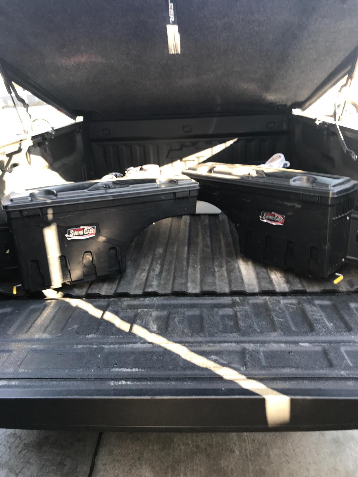 RealTruck UnderCover SwingCase Truck Bed Storage Box | SC100D | Fits 2007 - 2019 Chevy/GMC Silverado/Sierra 2500/3500HD Drivers Side customer photo 1