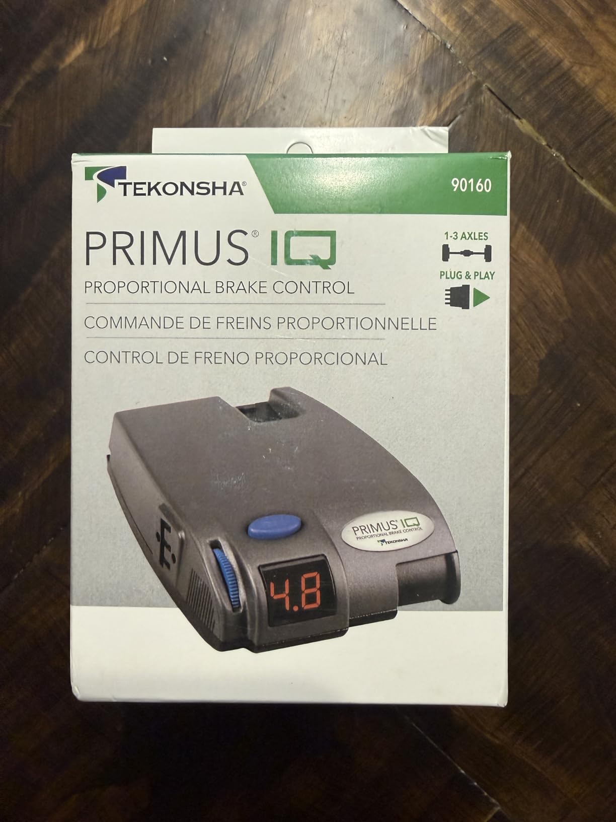 Tekonsha 90160 Primus IQ, Proportional Brake Controller for Trailers with 1-3 Axles, compatible with Ford, GM, Chevy, Dodge, RAM, Toyota, Jeep. Wiring Harness Sold Separately. customer photo 2