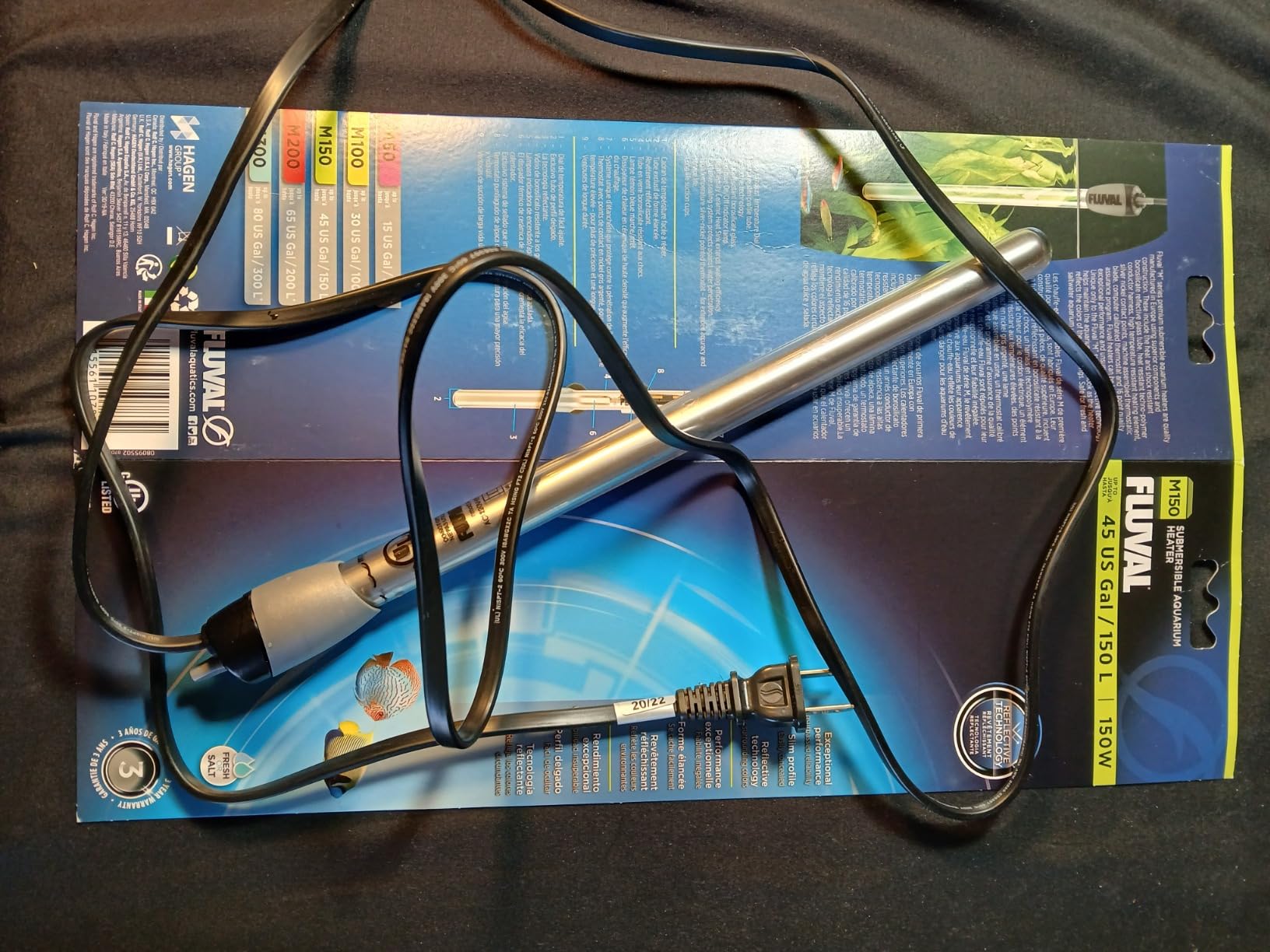 Fluval M 150-Watt Submersible Aquarium Heater - Up to 45 Gallons customer photo 1