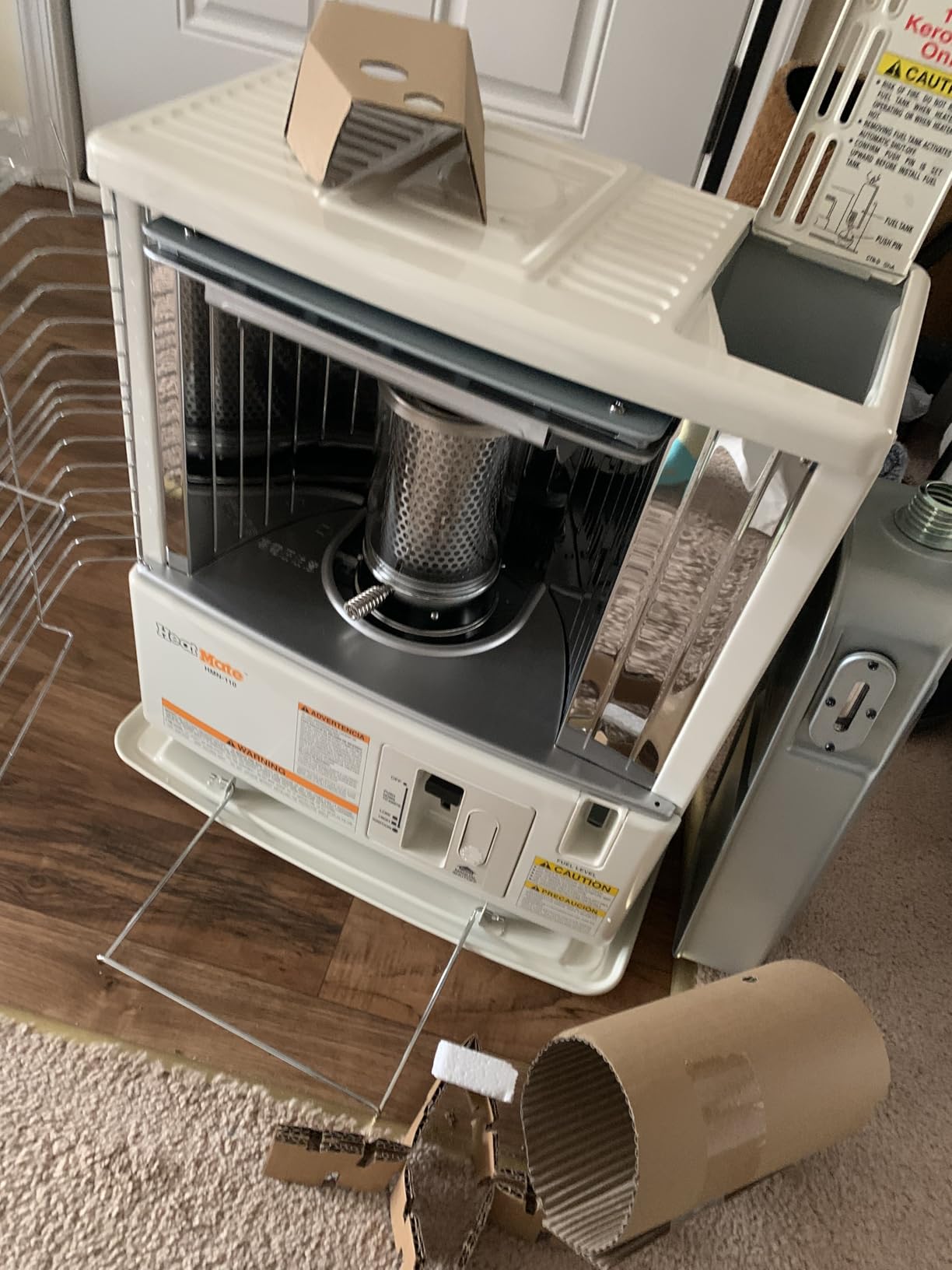 Sengoku HeatMate Portable Kerosene Heater, 10,000 BTU, Cordless, White customer photo 2