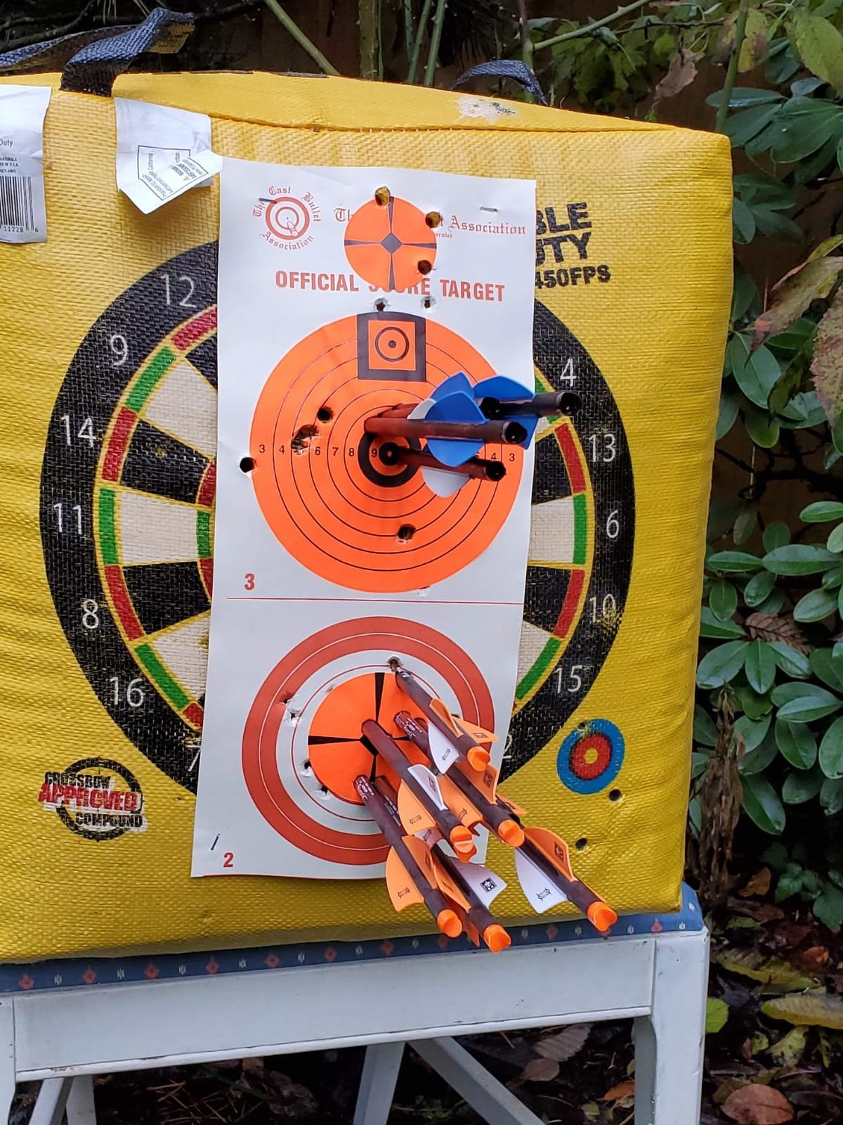 Morrell Double Duty 450 FPS Cube Field Point Archery Bag Target, Yellow customer photo 2