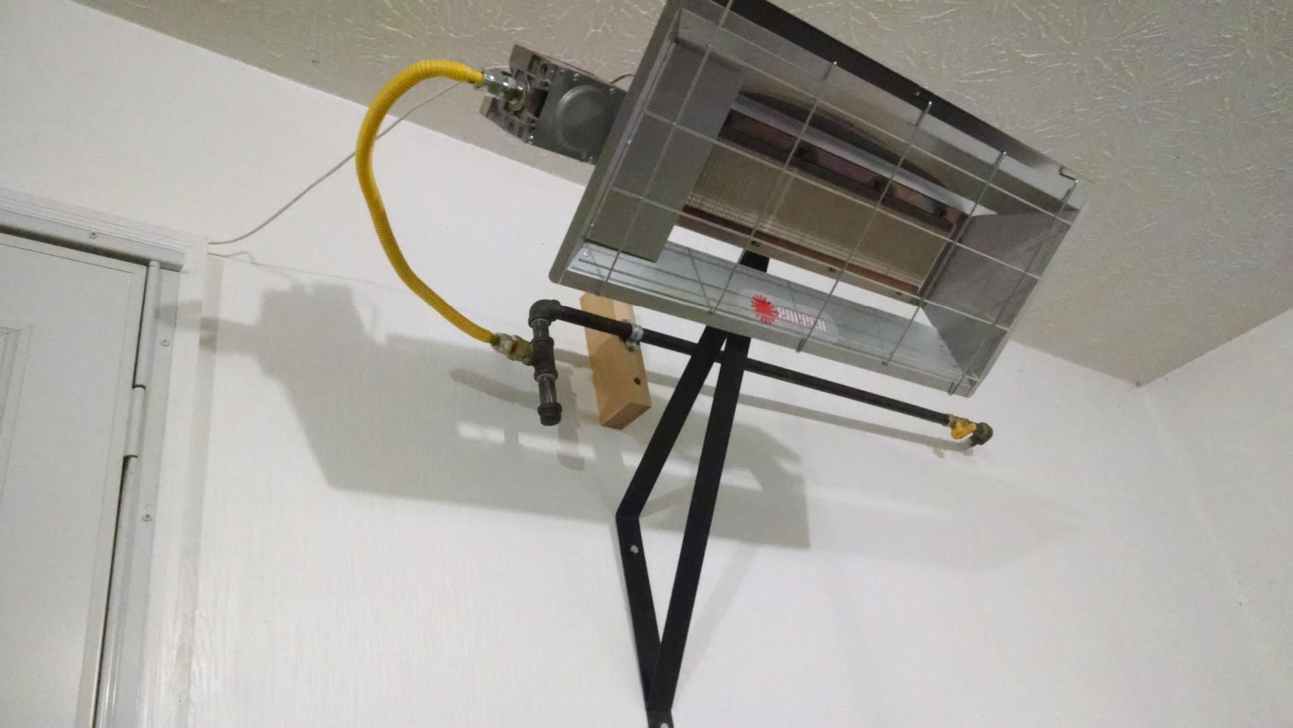 Heatstar By Enerco F125444 Radiant Overhead Garage Heater MH25NG Natural Gas customer photo 1