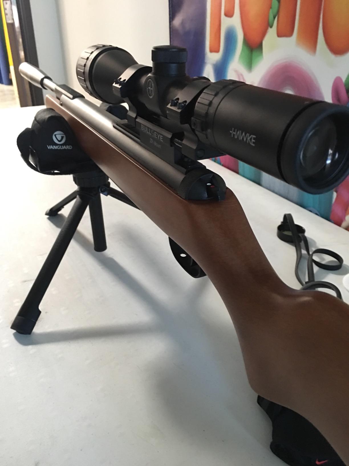 Vanguard Porta Aim Gun Rest. Compact and Portable Bench Rest. Quick Height Adjustment. Anti-Vibration Bag Rotates 360 Degrees , Black customer photo 2