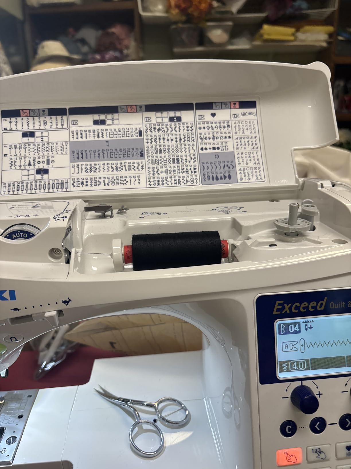 Juki HZL-F600 Computerized Sewing and Quilting Machine customer photo 2