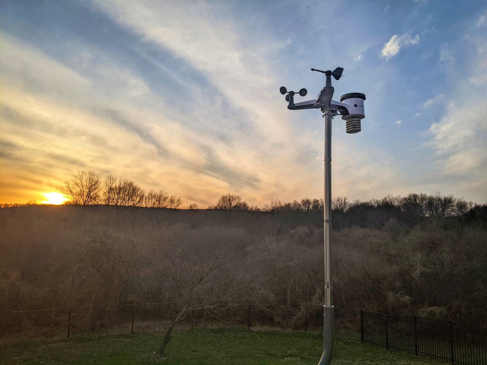 Ambient Weather WeatherMount Weather Station Mount | WeatherMount and Mast Height is Approximately 50