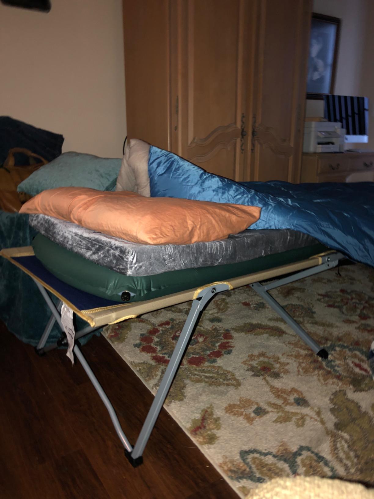BYER OF MAINE Easy Cot, 330 lb, Extra Large Folding Cot, Bed for Adults customer photo 1