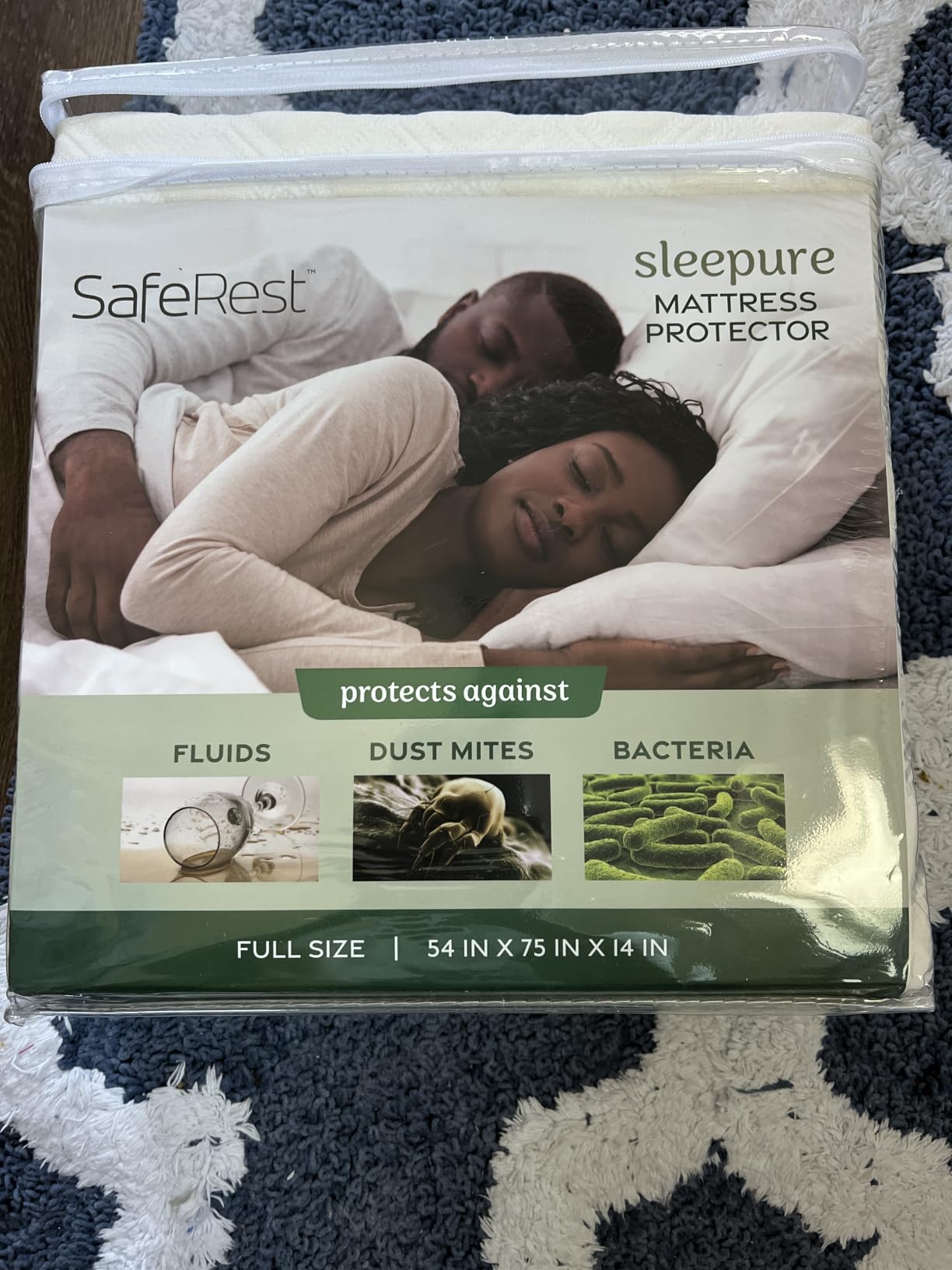 SafeRest Waterproof Twin XL Size Mattress Protector customer photo 1