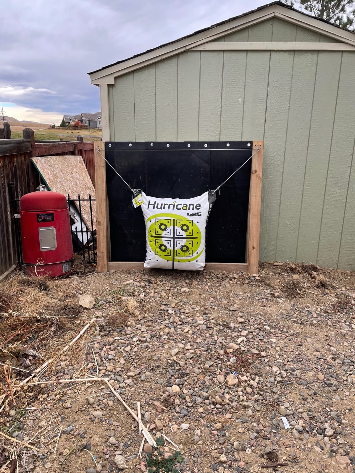 Hurricane 2-Sided High-Velocity Archery Bag Target, High-Visibility Aiming Points, Off-Center Deer Vitals on Back, Heavy-Duty Handle for Easy Transport customer photo 2