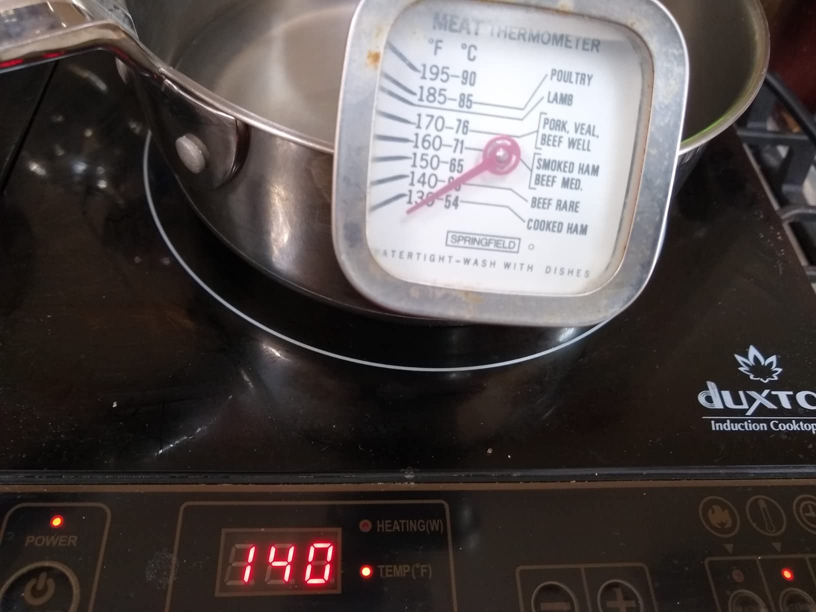 Duxtop 1800W Portable Induction Cooktop Countertop Burner, Gold 8100MC customer photo 1