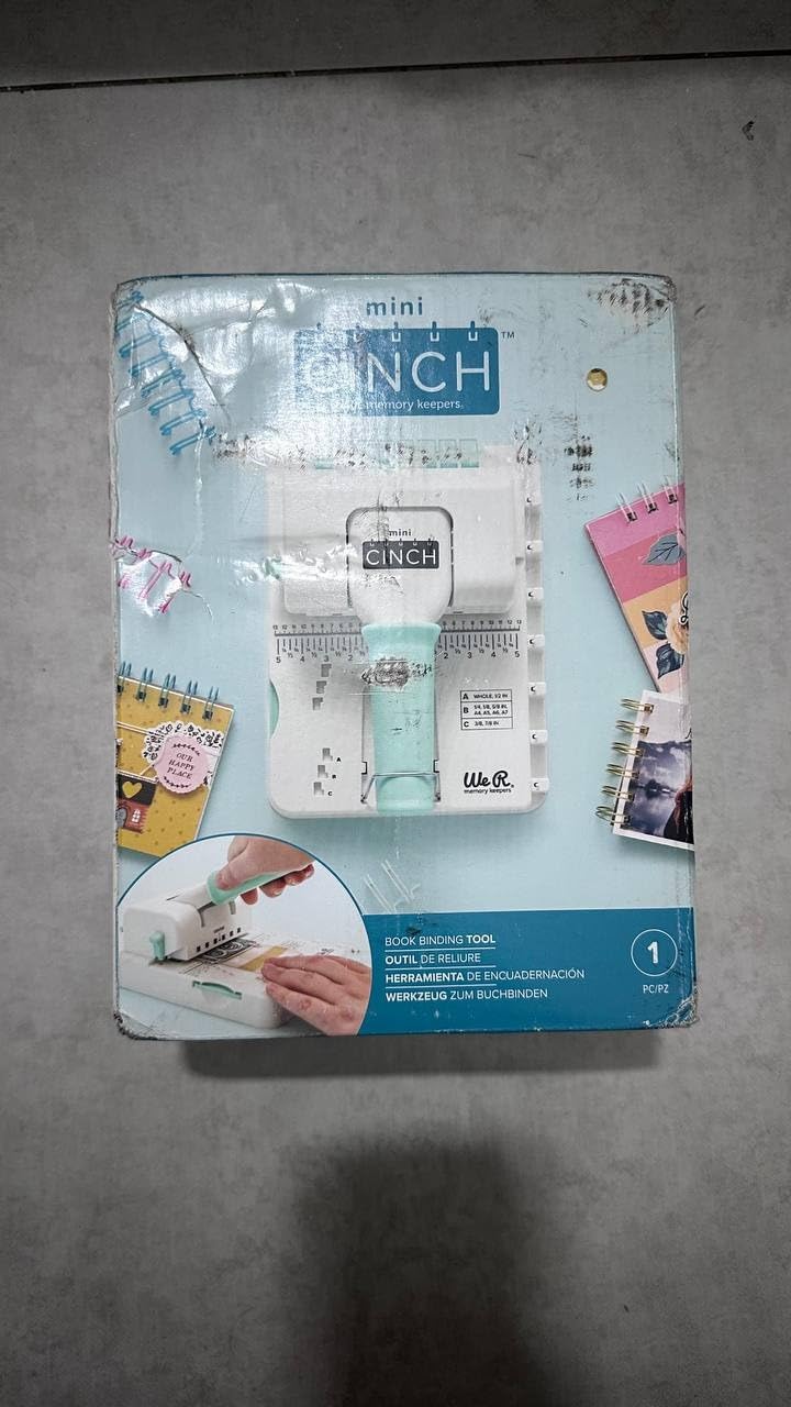 We R Memory Keepers Mini Cinch Bookbinding Machine - Small Craft Tool Compatible with Wire or Spiral Coils - Make Professional Books, Notebooks, Calendars, and Journals customer photo 2